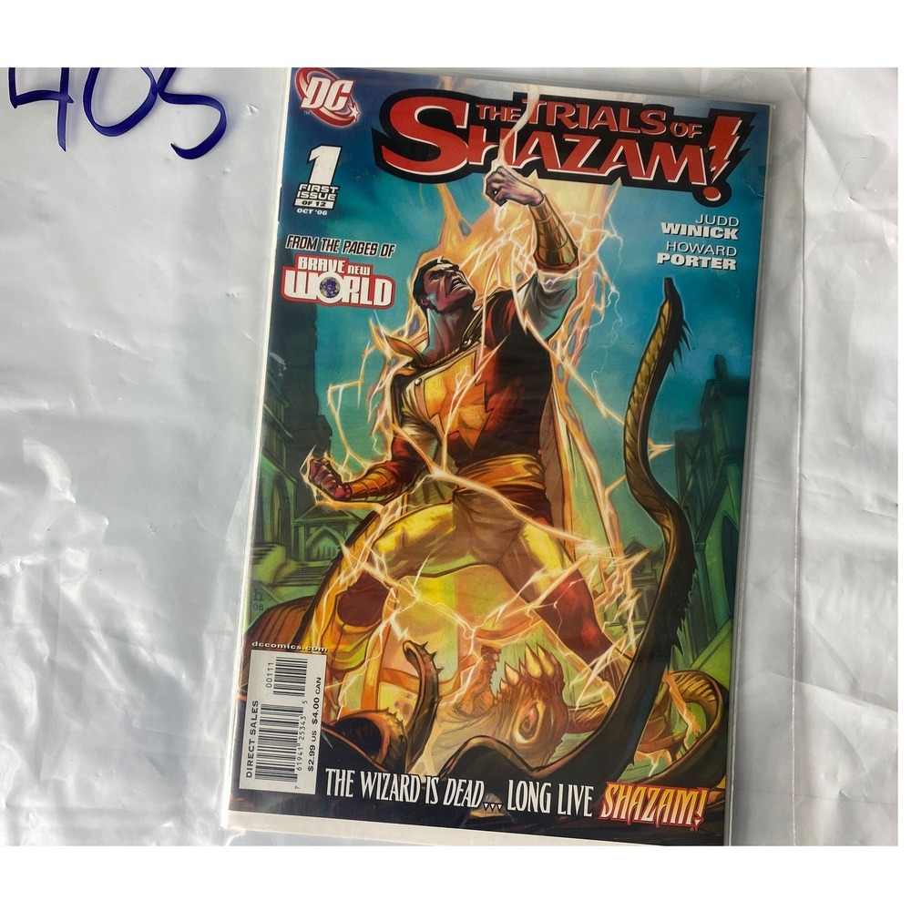 The Trials of Shazam 1 Comic Book DC Comics First